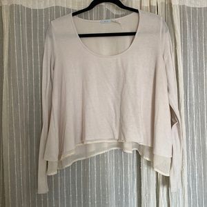 Made in USA, Lined long Sleeve top Size M